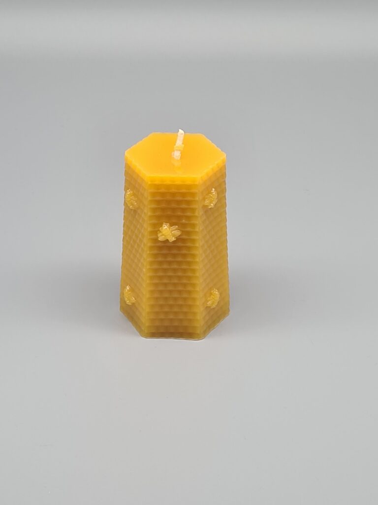 Waxinelichtje hartje van pure bijenwas 6 stuks